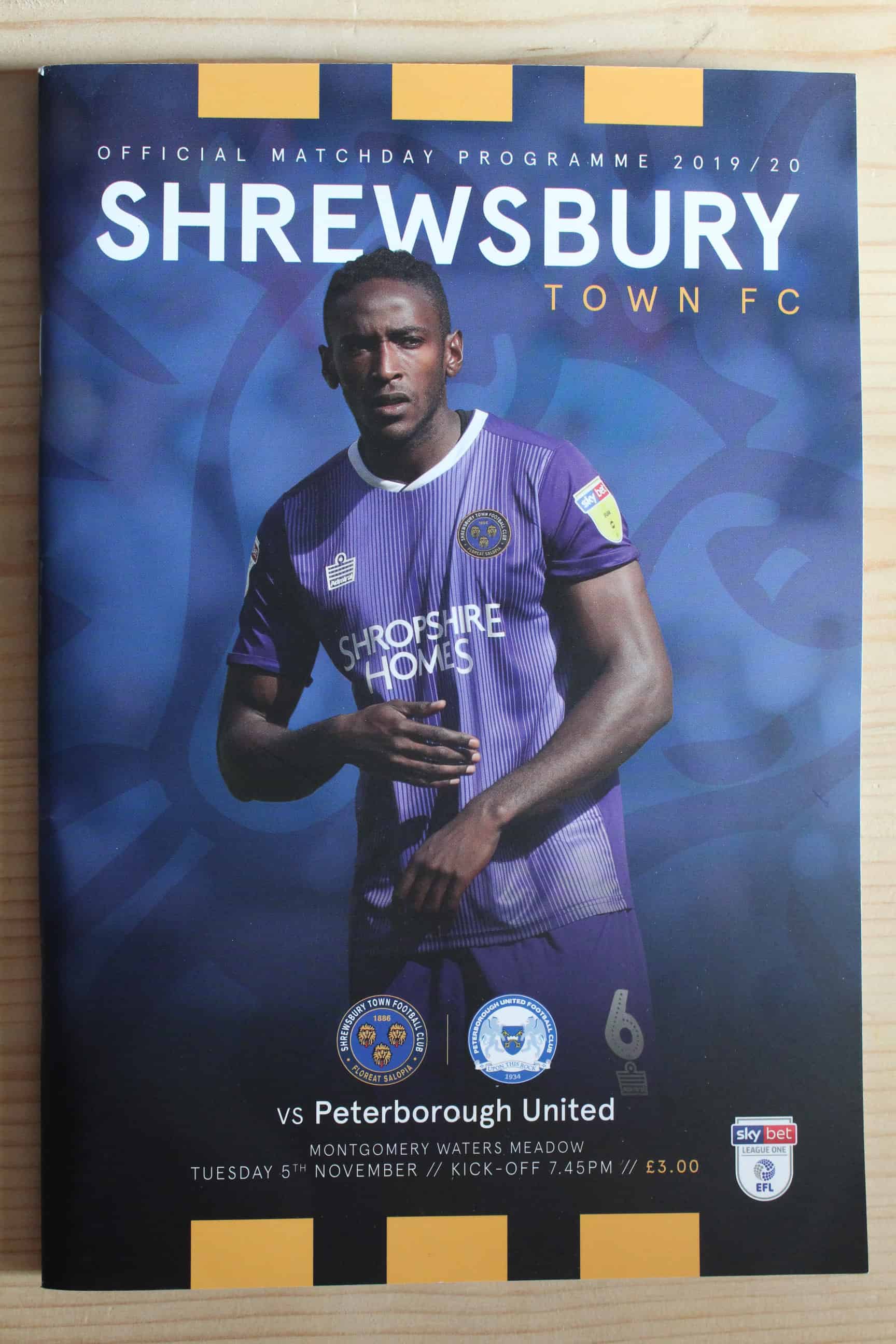 Shrewsbury Town FC v Peterborough United FC